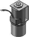 Technical drawing — BODY OPTION "E" 2WNC YOKE WITH LEADS