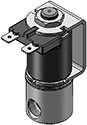 Technical drawing — 2WNC YOKE WITH SPADE TERMINALS