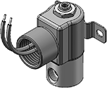 Technical drawing — 3WNC EXHAUST TO ATMOSPHERE CONDUIT/BRACKET CONNECTION
