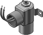 Technical drawing — BODY OPTION "E" 3WNC EXHAUST TO ATMOSPHERE CONDUIT/BRACKET CONNECTION