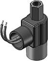 Technical drawing — BODY OPTION "E" 3WNC PIPED EXHAUST CONDUIT CONNECTION