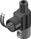 Technical drawing — METERED BODY 3WNC PIPED EXHAUST CONDUIT CONNECTION