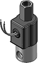 Technical drawing — BODY OPTION "O" 3WNC PIPED EXHAUST GROMMET WITH LEADS