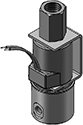 Technical drawing — 10-32 PORTS 3WNC PIPED EXHAUST YOKE WITH LEADS