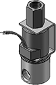 Technical drawing — METERED BODY 3WNC PIPED EXHAUST YOKE WITH LEADS