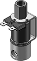 Technical drawing — 3WNC PIPED EXHAUST YOKE WITH SPADE TERMINALS