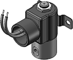 Technical drawing — 10-32 PORTS2WNCCONDUIT/BRACKET CONNECTION