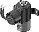 Technical drawing — BODY OPTION "R"2WNCCONDUIT/BRACKET CONNECTION