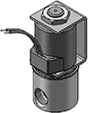 Technical drawing — METERED BODY2WNCYOKE WITH LEADS