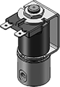 Technical drawing — 10-32 PORTS2WNCYOKE WITH SPADE TERMINALS