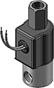 Technical drawing — BODY OPTION "R" 3WNC PIPED EXHAUST GROMMET WITH LEADS