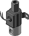 Technical drawing — BODY OPTION "R" 3WNC PIPED EXHAUST GROMMET/BRACKET WITH LEADS