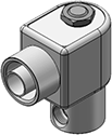 Technical drawing — BODY OPTION "O" 2WNC CONDUIT CONNECTION
