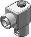 Technical drawing — METERED BODY 2WNC CONDUIT CONNECTION