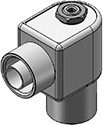 Technical drawing — BODY OPTION "E" 3WNC EXHAUST TO ATMOSPHERE CONDUIT CONNECTION