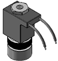 Series 58 Model 582 — 10-32 stud mount with stainless steel body