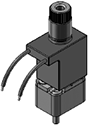 Technical drawing — 3W DIRECTIONAL CONTROL PIPED EXHAUST MOLDED LEADS COIL MANIFOLD MOUNT PLASTIC BODY