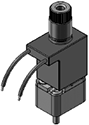 Technical drawing — 3W MULTI-PURPOSE PIPED EXHAUST MOLDED LEADS COIL MANIFOLD MOUNT PLASTIC BODY