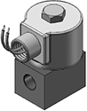 Technical drawing — MODEL 72T 3/8-18 NPT 2WNC CONDUIT CONNECTION