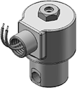 Technical drawing — MODEL 73 E TO A 1/4-18 NPT 3WNC CONDUIT CONNECTION