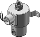 Technical drawing — MODEL 76 1/4-18 NPT 3-WAY MULTI-PURPOSE CONDUIT/BRACKET CONNECTION