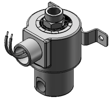 Technical drawing — MODEL N71 1/4-18 NPT 3WNC CONDUIT WITH BRACKET