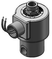 Technical drawing — MODEL N71 1/4-18 NPT 3WNC CONDUIT CONNECTION