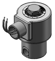 Technical drawing — MODEL N72 1/4-18 NPT 3WNC CONDUIT CONNECTION