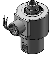 Technical drawing — MODEL N73 1/4-18 NPT 3WNC CONDUIT CONNECTION