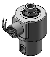 Technical drawing — MODEL N74 1/4-18 NPT 3WNC CONDUIT CONNECTION