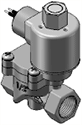 Technical drawing — SERIES 80 MODEL 818 2WNO CONDUIT 1/2" NPT PORTS