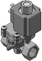 Technical drawing — SERIES 80 MODEL 818 DIN 2WNO PILOT LIFT 1/2" NPT PORTS