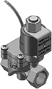 Technical drawing — SERIES 80 MODEL 818 2WNO YOKE-LEADS 1/2" NPT PORTS