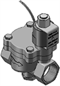 Technical drawing — SERIES 80 MODEL 818 2WNO YOKE-LEADS 1" NPT PORTS