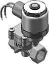 Technical drawing — 1/2" NPT PORTS 2WNC EXPLOSION PROOF