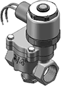 Technical drawing — 3/4" NPT PORTS 2WNC EXPLOSION PROOF