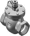 Technical drawing — 3" NPT PORTS 2WNC EXPLOSION PROOF