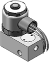 Technical drawing — SERIES 20 MODEL EH21 EXPLOSION PROOF/HIGH PRESSURE 2WNO