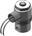 Technical drawing — MODEL EH22 1/8-27 NPT 2WNC HIGH PRESSURE / EXPLOSION PROOF