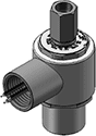 Technical drawing — MODEL ELL53 BODY OPTION "E" 3WNC PIPED EXHAUST EXPLOSION PROOF