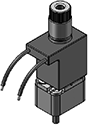 Technical drawing — 3WNC PIPED EXHAUST MOLDED LEADS COIL MANIFOLD MOUNT PLASTIC BODY