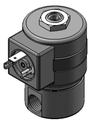 Technical drawing — SERIES 20 MODEL 23 1/4-18 NPT 3WNC EXHAUST TO ATMOSPHERE MAGNETIC LATCHING COIL