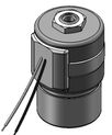 Technical drawing — SERIES 20 MODEL 23 BODY OPTION "E" 3WNC EXHAUST TO ATMOSPHERE MAGNETIC LATCHING COIL WITH LEADS