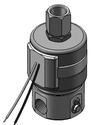 Technical drawing — SERIES 20 MODEL 23 METERING 3WNC PIPED EXHAUST MAGNETIC LATCHING COIL WITH LEADS