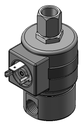 Technical drawing — SERIES 20 MODEL 25 1/4-18 NPT 3-WAY DIRECTIONAL CONTROL MAGNETIC LATCHING COIL
