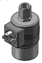 Technical drawing — SERIES 20 MODEL 26 BODY OPTION "E" 3-WAY MULTI-PURPOSE MAGNETIC LATCHING COIL
