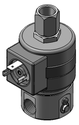 Technical drawing — SERIES 20 MODEL 26 METERING 3-WAY MULTI-PURPOSE MAGNETIC LATCHING COIL
