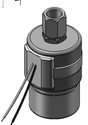 Technical drawing — SERIES 20 MODEL 26 BODY OPTION "E" 3-WAY MULTI-PURPOSE MAGNETIC LATCHING COIL WITH LEADS