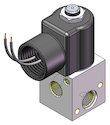 Technical drawing — MODEL 52 2WNC STACKING BODIES COMMON INLET CONDUIT CONNECTION