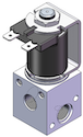 Technical drawing — MODEL 52 2WNC STACKING BODIES COMMON INLET SPADE COIL WITH YOKE